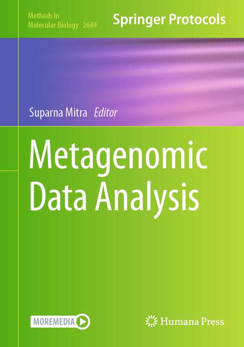 Book cover of Metagenomic Data Analysis (1st ed. 2023) (Methods in Molecular Biology #2649)