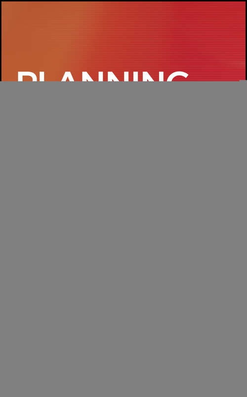 Book cover of Planning and Assessment in Higher Education