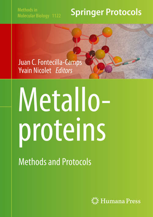 Book cover of Metalloproteins