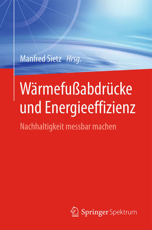Book cover of Wärmefußabdrücke und Energieeffizienz
