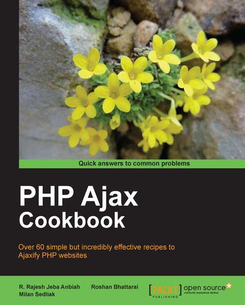 Book cover of PHP Ajax Cookbook