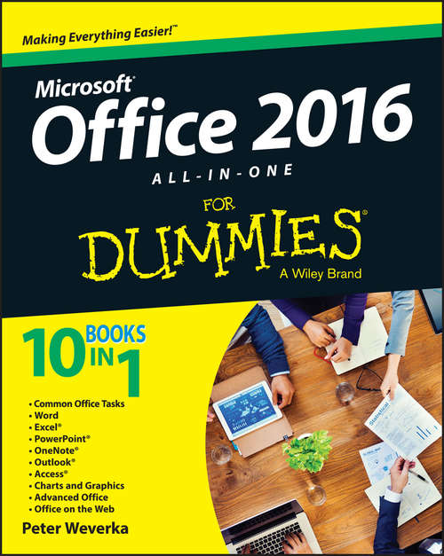 Book cover of Office 2016 All-in-One For Dummies