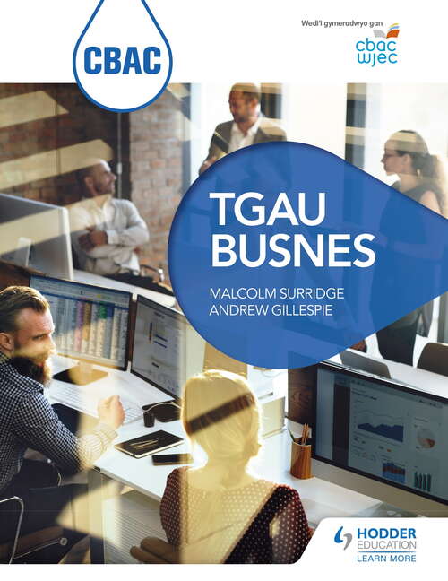 Book cover of CBAC TGAU Busnes (WJEC GCSE Business Welsh-language edition)