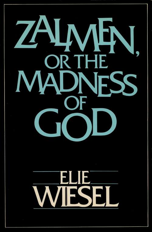 Book cover of Zalman or the Madness of God