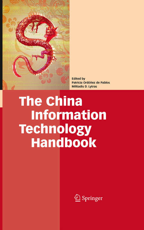 Book cover of The China Information Technology Handbook