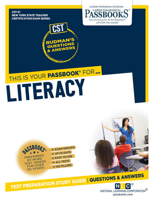 Book cover of Literacy: Passbooks Study Guide (New York State Teacher Certification Examination Series (NYSTCE): Nt-49)
