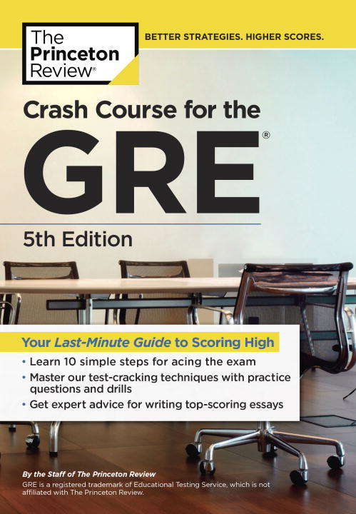 Book cover of Crash Course for the GRE, 5th Edition