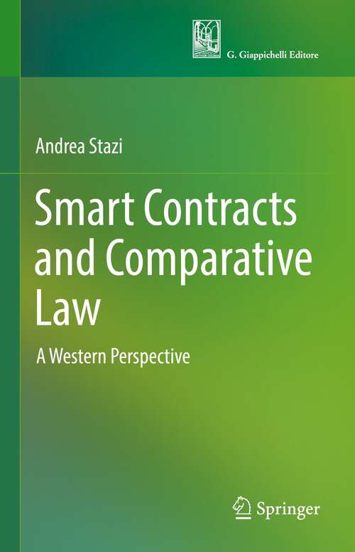 Smart Contracts and Comparative Law: A Western Perspective