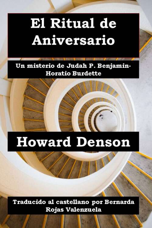 Book cover of El Ritual de Aniversario: Un misterio de Judah P. Benjamin-Horatio Burdette