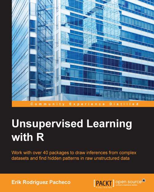 Book cover of Unsupervised Learning with R