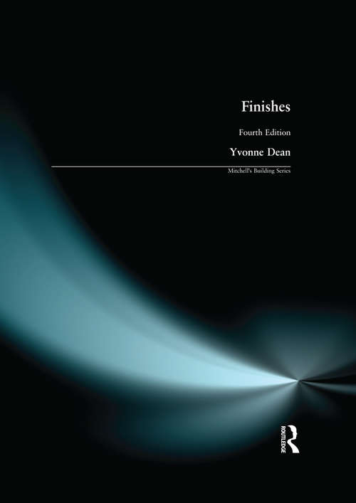 Book cover of Finishes