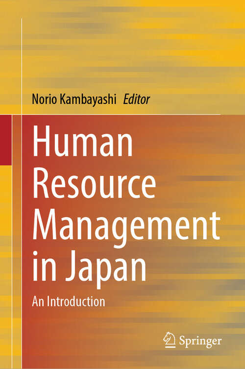 Book cover of Human Resource Management in Japan: An Introduction