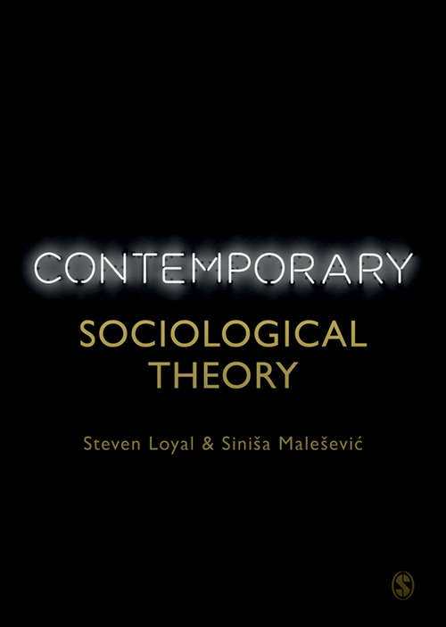 Book cover of Contemporary Sociological Theory