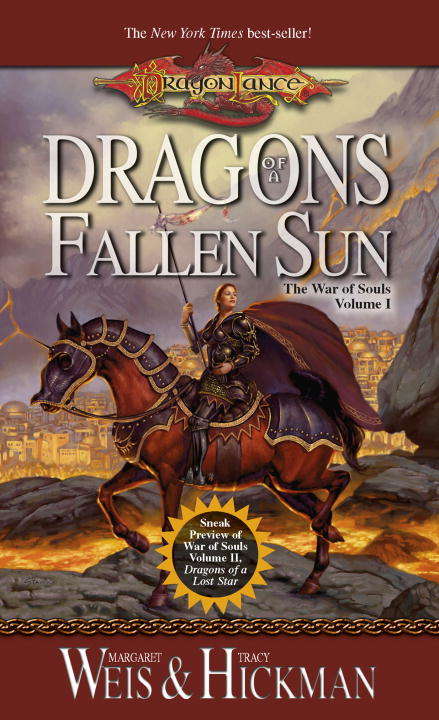 Book cover of Dragons of a Fallen Sun (Dragonlance: War of Souls #1)