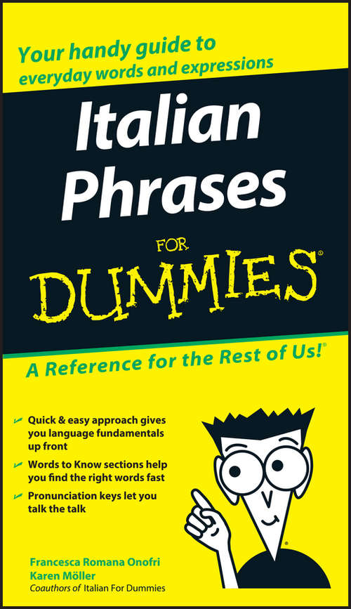 Book cover of Italian Phrases For Dummies