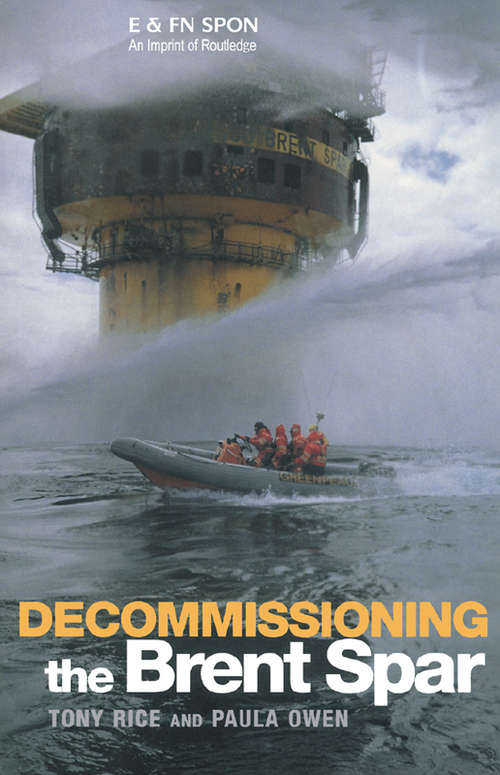 Book cover of Decommissioning the Brent Spar