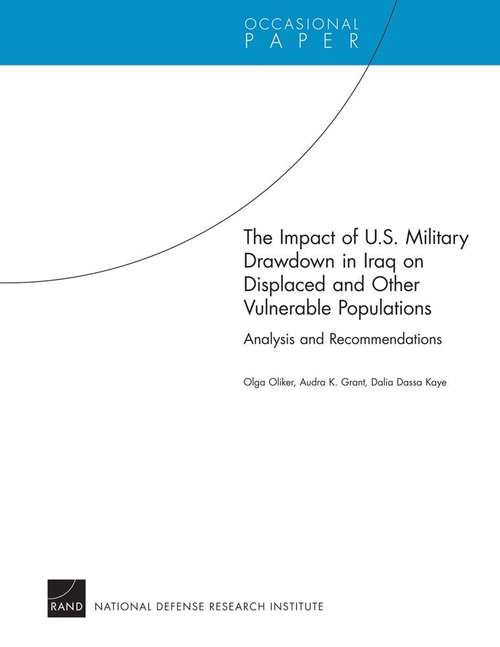 The Impact of U.S. Military Drawdown in Iraq on Displaced and Other Vulnerable Populations