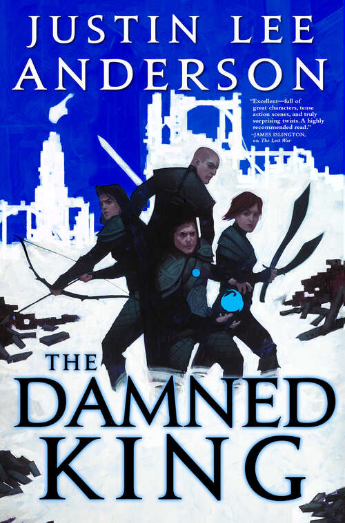 Book cover of The Damned King (The Eidyn Saga #3)