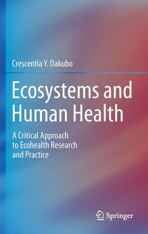 Book cover of Ecosystems and Human Health