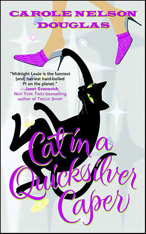 Book cover of Cat in a Quicksilver Caper: A Midnight Louie Mystery (Midnight Louie Mysteries)