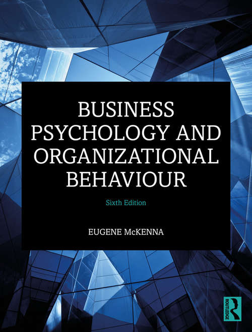 Book cover of Business Psychology and Organizational Behaviour (6)
