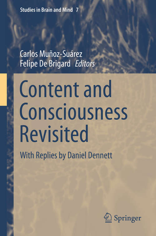Book cover of Content and Consciousness Revisited