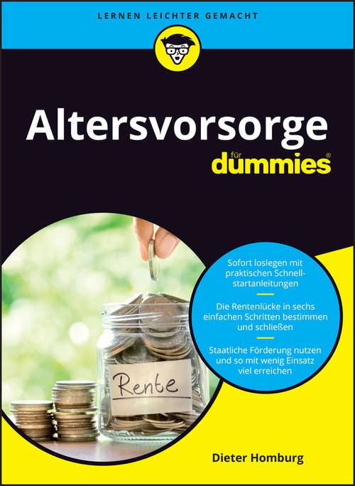 Book cover of Altersvorsorge für Dummies (Für Dummies)