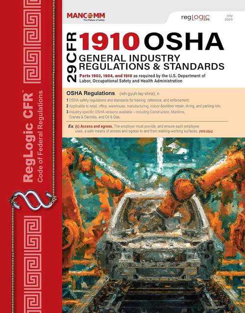 Book cover of OSHA General Industry Regulations & Standards