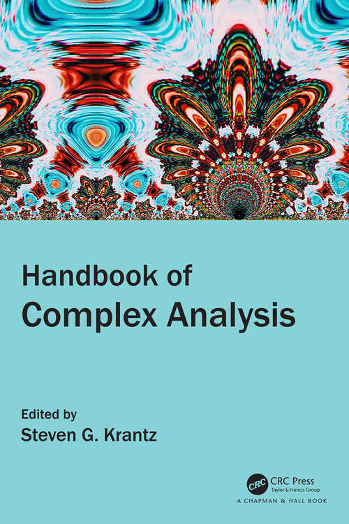 Book cover of Handbook of Complex Analysis
