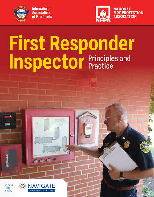 Book cover of First Responder Inspector with Navigate Advantage Access