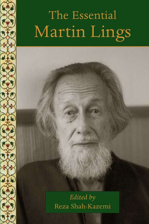 Book cover of The Essential Martin Lings