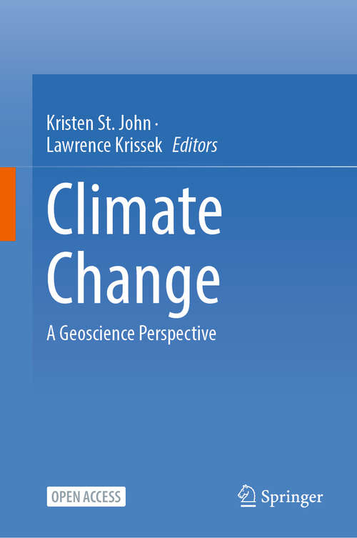 Book cover of Climate Change: A Geoscience Perspective