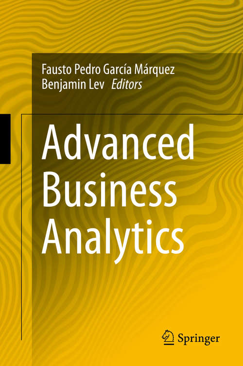 Book cover of Advanced Business Analytics