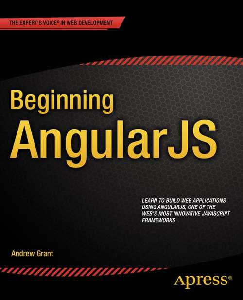 Book cover of Beginning AngularJS