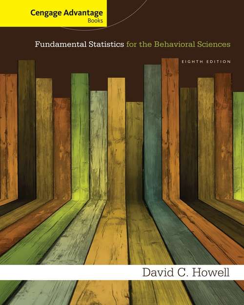 Book cover of Fundamental Statistics for the Behavioral Sciences 8th Edition