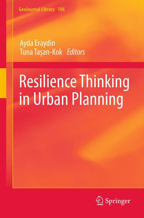 Book cover of Resilience Thinking in Urban Planning