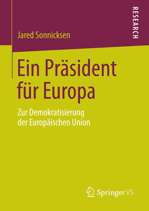 Book cover of Ein Präsident für Europa