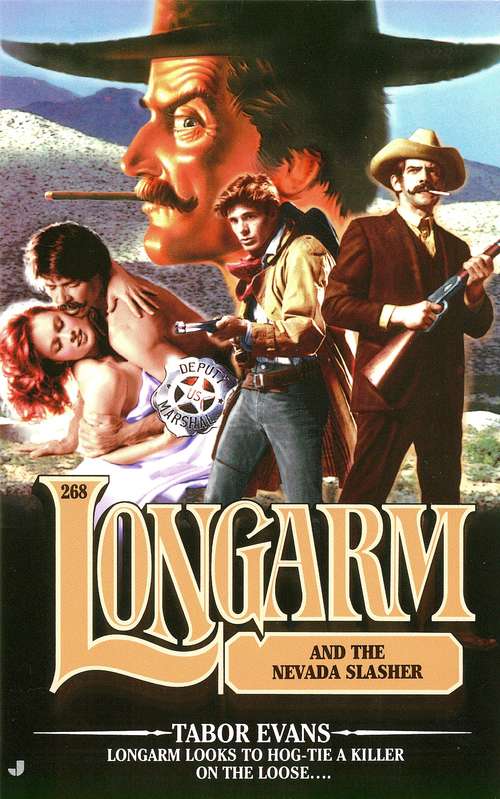 Book cover of Longarm and the Nevada Slasher (Longarm #268)