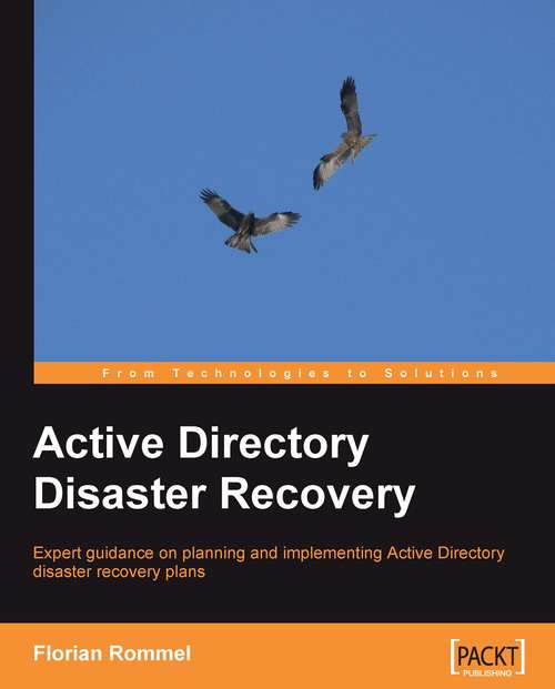 Book cover of Active Directory Disaster Recovery