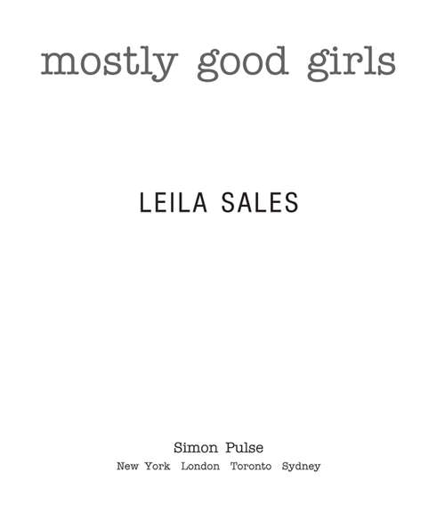 Book cover of Mostly Good Girls