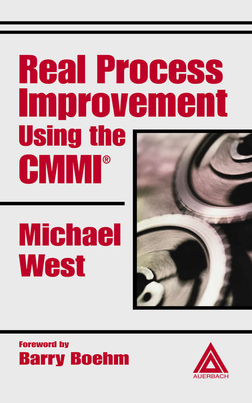 Book cover of Real Process Improvement Using the CMMI