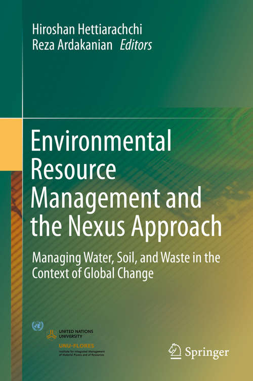 Book cover of Environmental Resource Management and the Nexus Approach