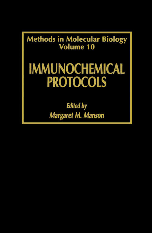 Book cover of Immunochemical Protocols