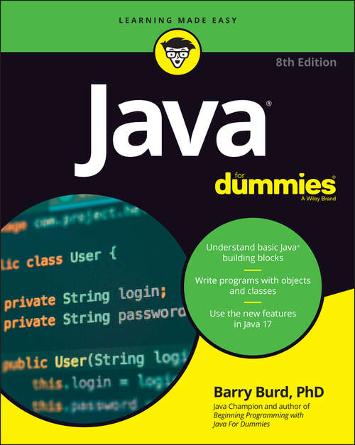 Book cover of Java For Dummies (8)