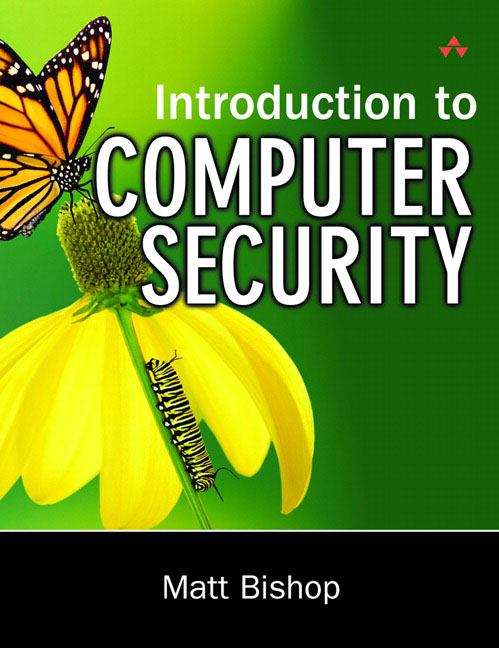 Book cover of Introduction To Computer Security