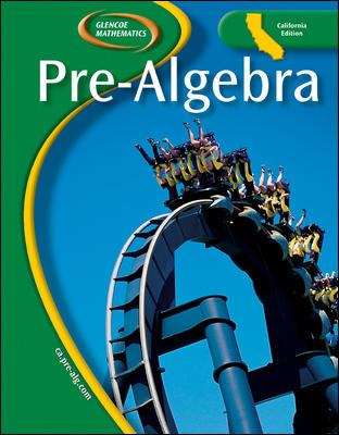 Book cover of Glencoe Mathematics: Pre-Algebra