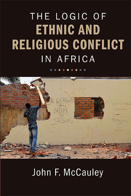 Book cover of The Logic of Ethnic and Religious Conflict in Africa
