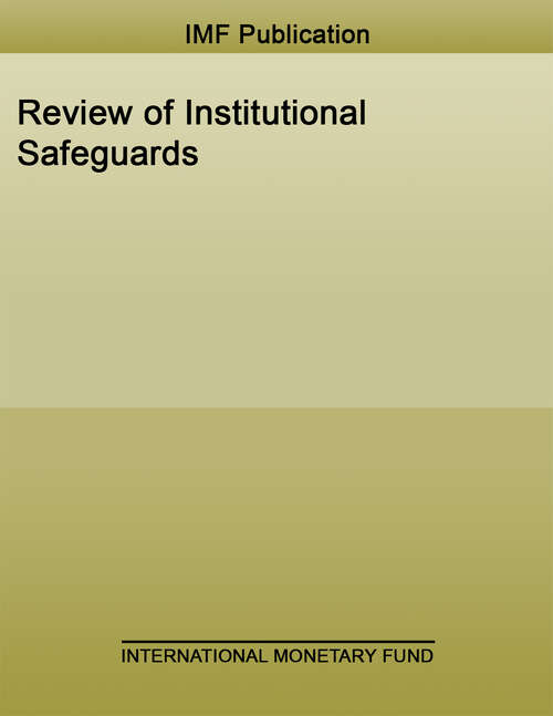 Book cover of Review of Institutional Safeguards (Policy Papers)