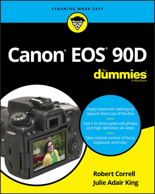Book cover of Canon EOS 90D For Dummies
