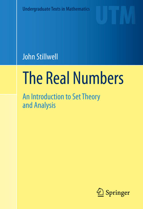 Book cover of The Real Numbers